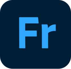 Adobe Fresco app logo icon.