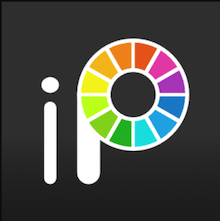 ibis Paint app logo with colorful paint palette icon.