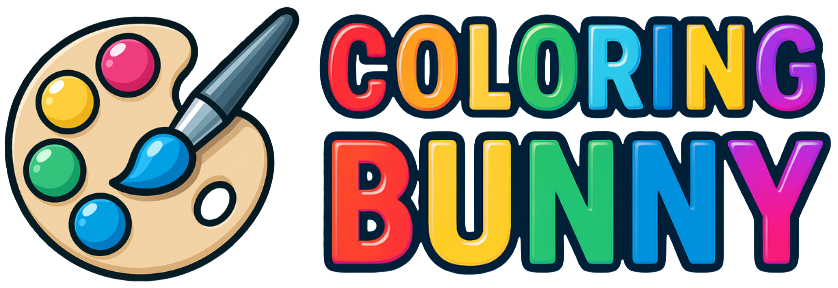 Coloring Bunny logo&nbsp;