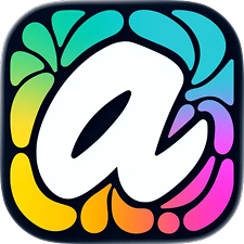 Aqua by Adobe Logo, the letter ‘a’ surrounded by color gradients