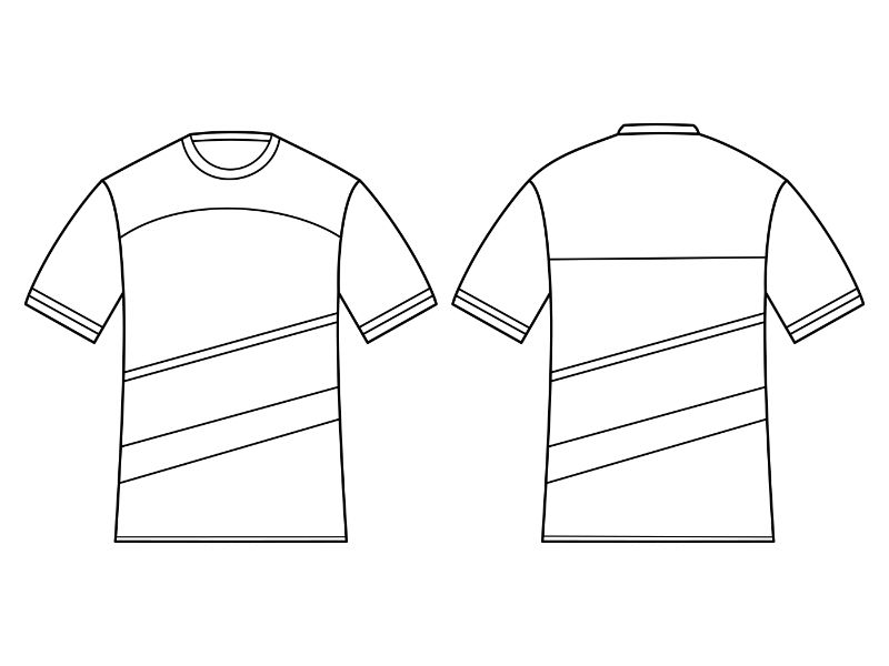 Soccer Jersey back and front