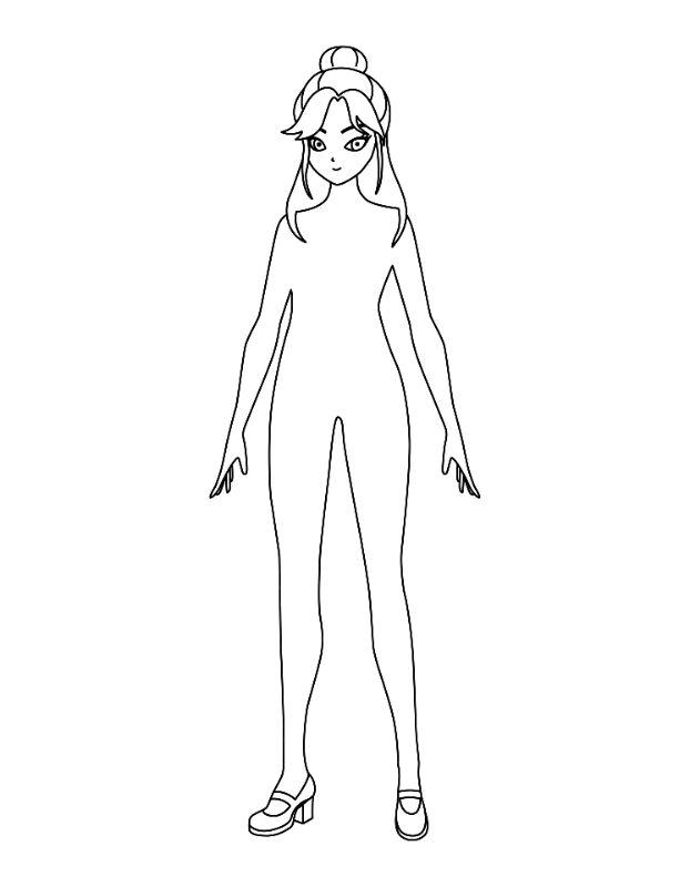 Superhero Coloring Page