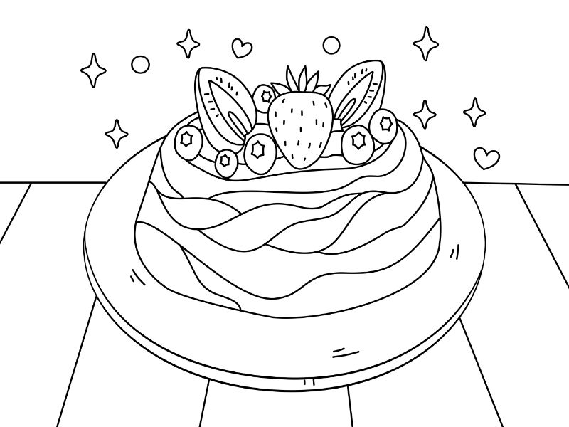 Pavlova Coloring Page