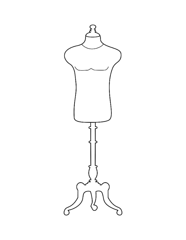 Man Single Coloring Page