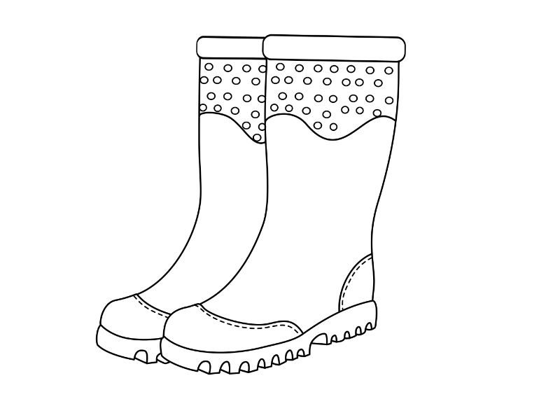 Gumboots Coloring Page
