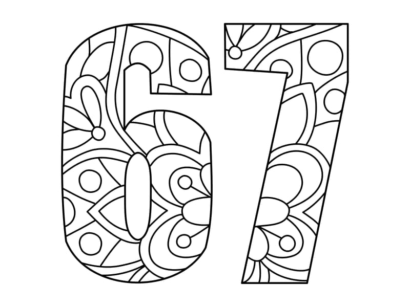 67 Mandala Coloring Page