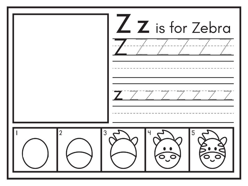 Z Coloring Page