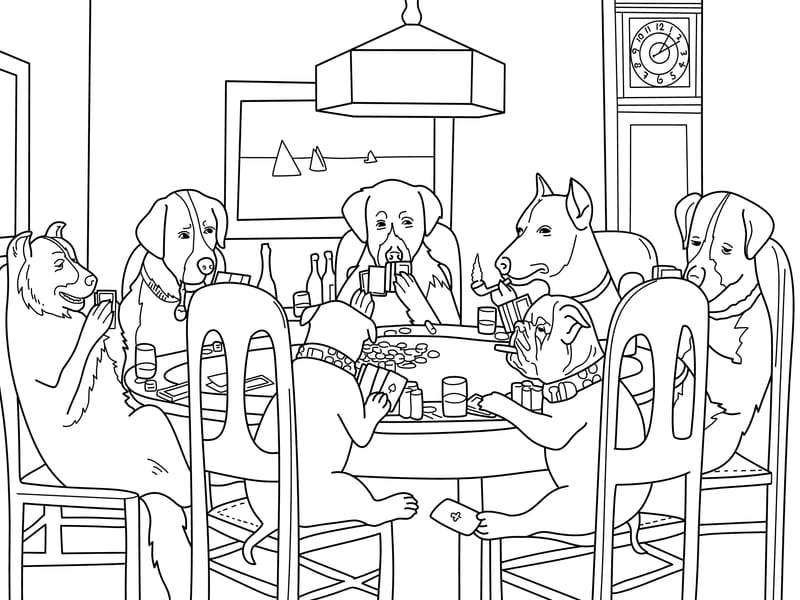 Coolidge - A Friend in Need Coloring Page