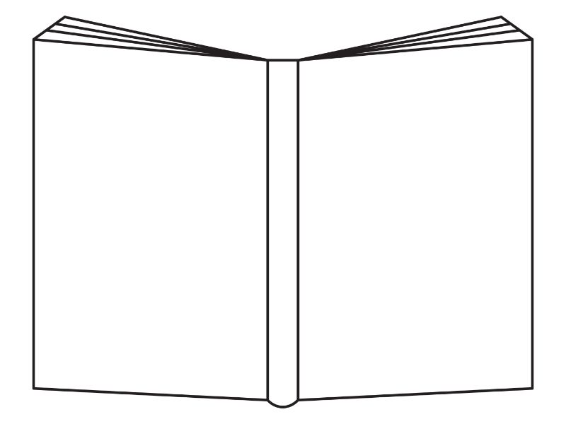 Book Cover Design Full Coloring Page