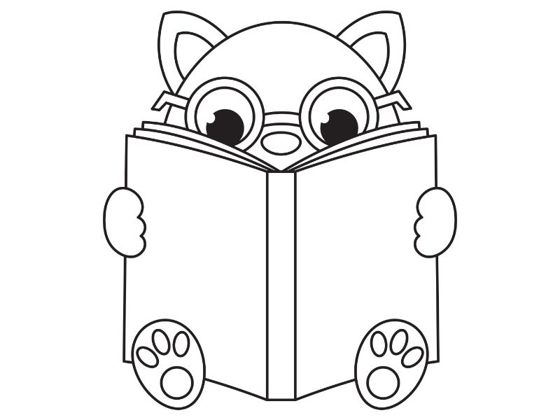 Book Cover Design Coloring Page