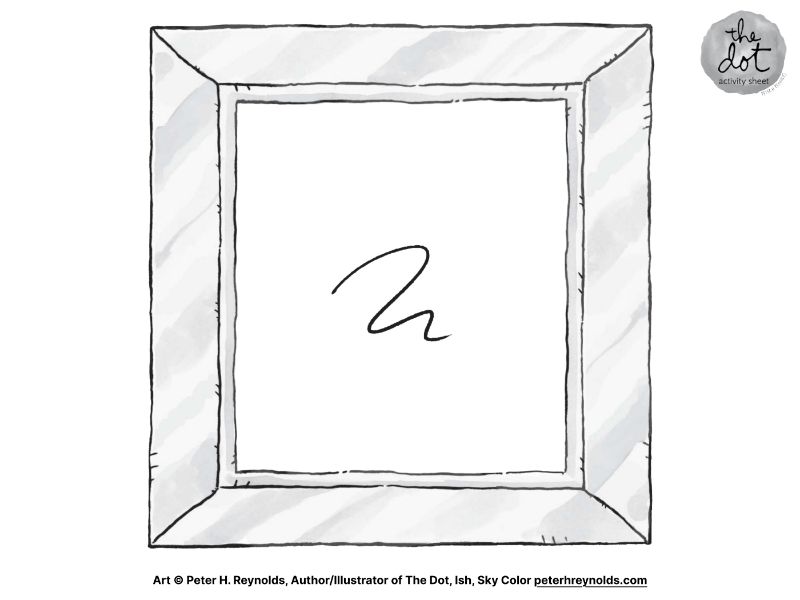 Square Frame Coloring Page