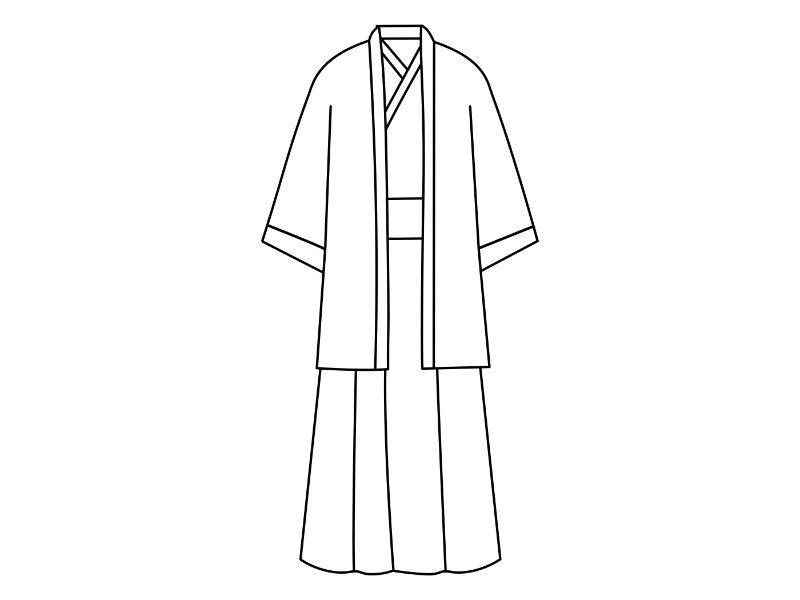 Yukata Men Coloring Page