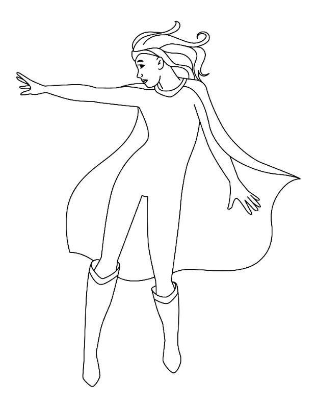 Villain Coloring Page