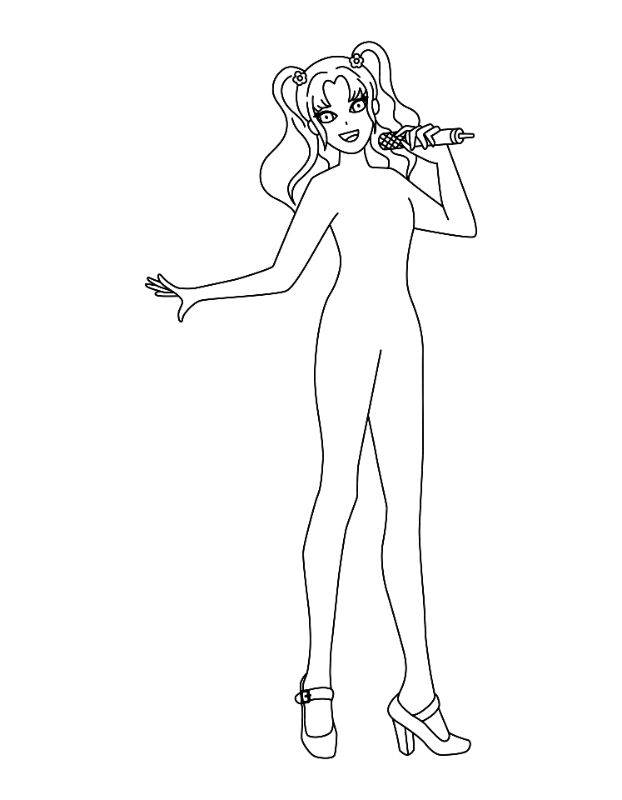 Superhero Coloring Page