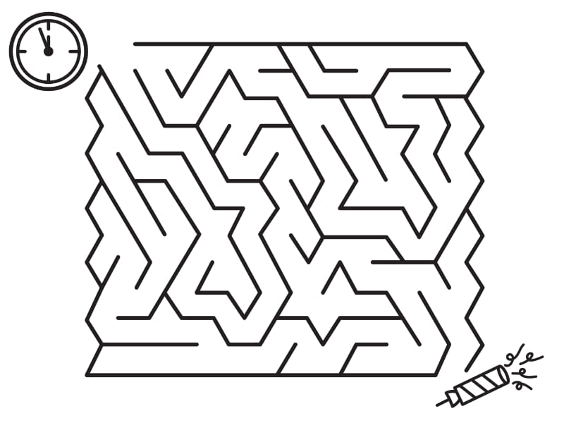 MazeNY2026 Coloring Page