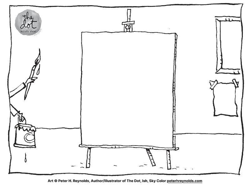 Canvas Coloring Page