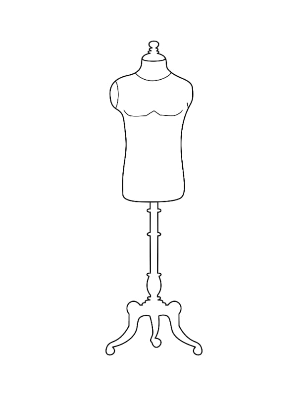 Man Single Coloring Page