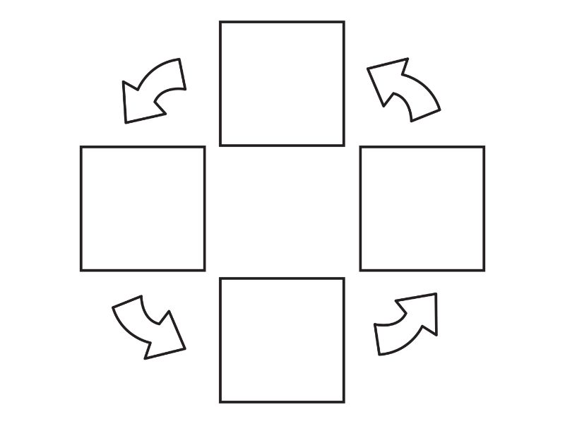 4 Stage Templates Coloring Page