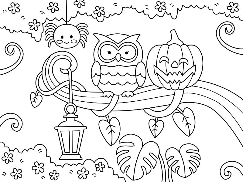 Halloween owl