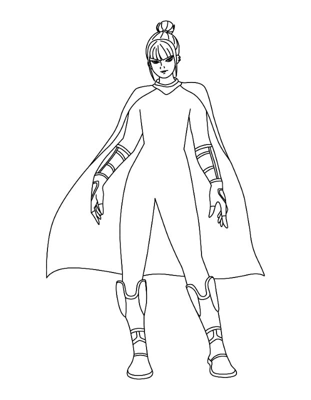 Villain Coloring Page