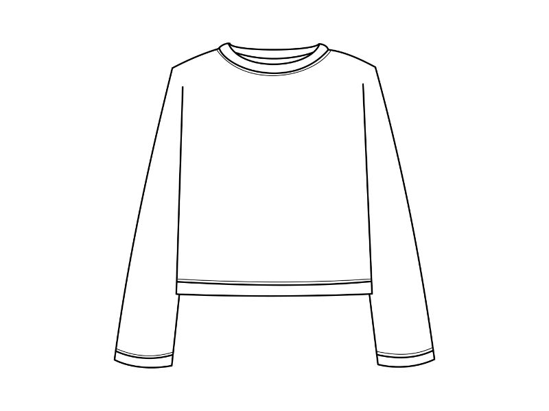 Long Sleeves Coloring Page