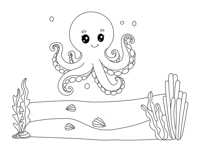 Octopus Coloring Page