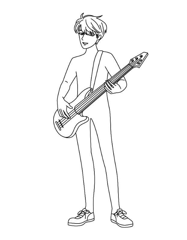 Superhero Coloring Page