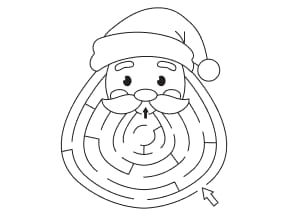 Wintermaze Coloring Page