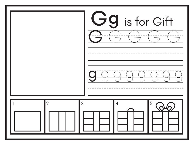 G Coloring Page