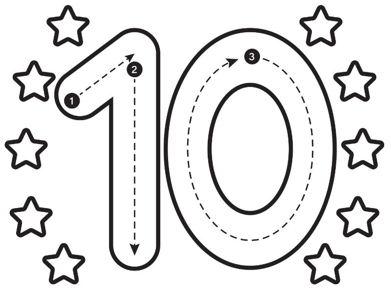 Learn to Write Coloring Page