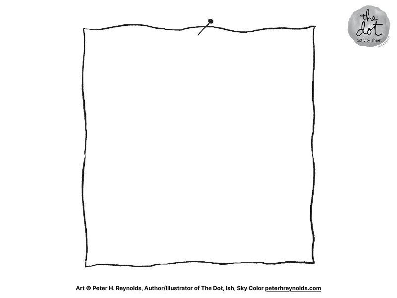 Pinned Note Coloring Page