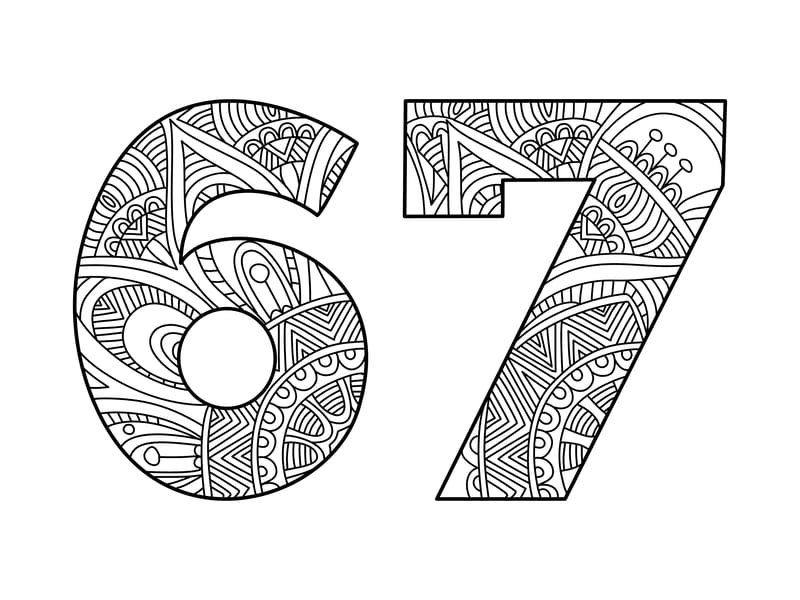 67 Mandala Coloring Page