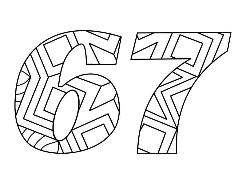 67 Mandala Coloring Page