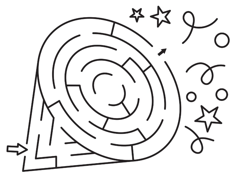 MazeNY2026 Coloring Page