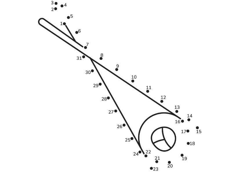Sushi Dot Coloring Page