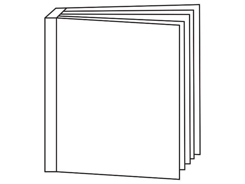 Book Cover Design Coloring Page