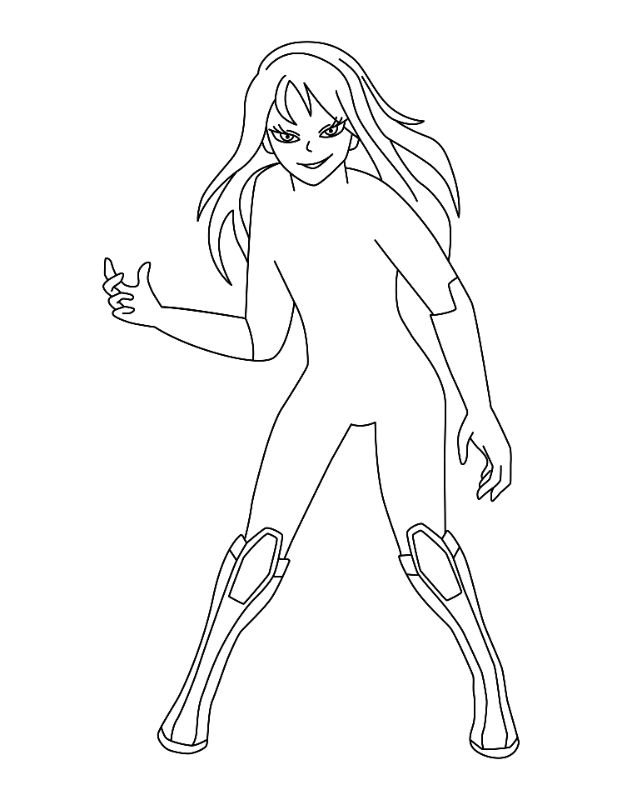 Villain Coloring Page