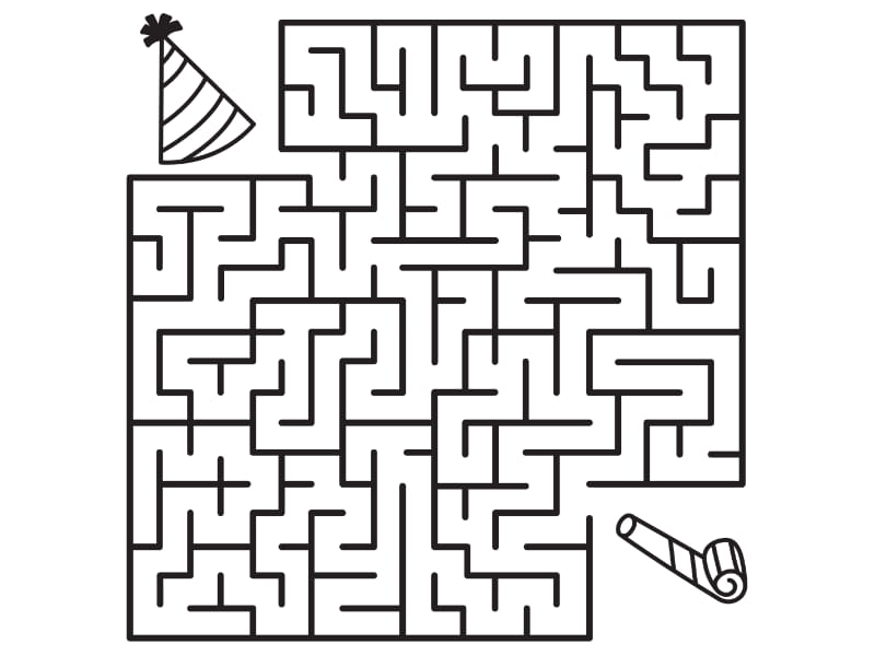 MazeNY2026 Coloring Page