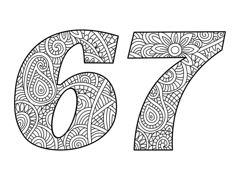 67 Mandala Coloring Page