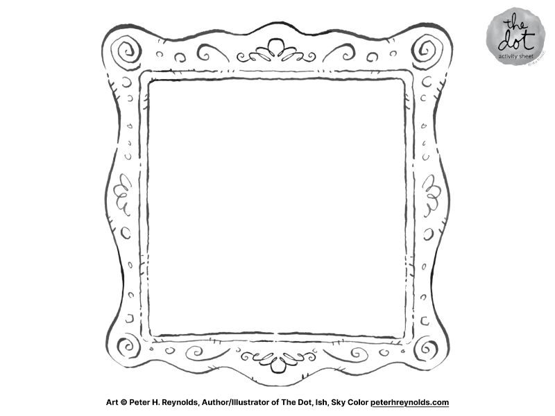 Fancy Frame Coloring Page