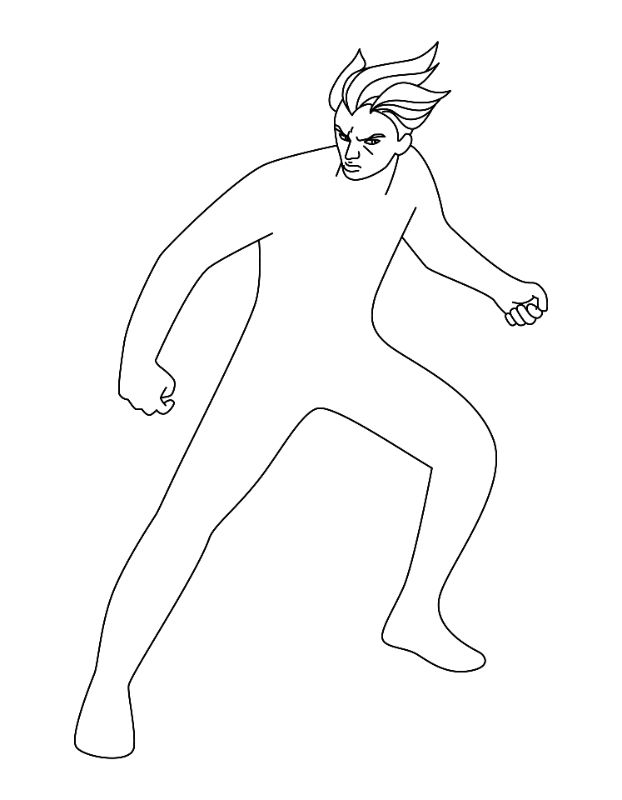 Villain Coloring Page
