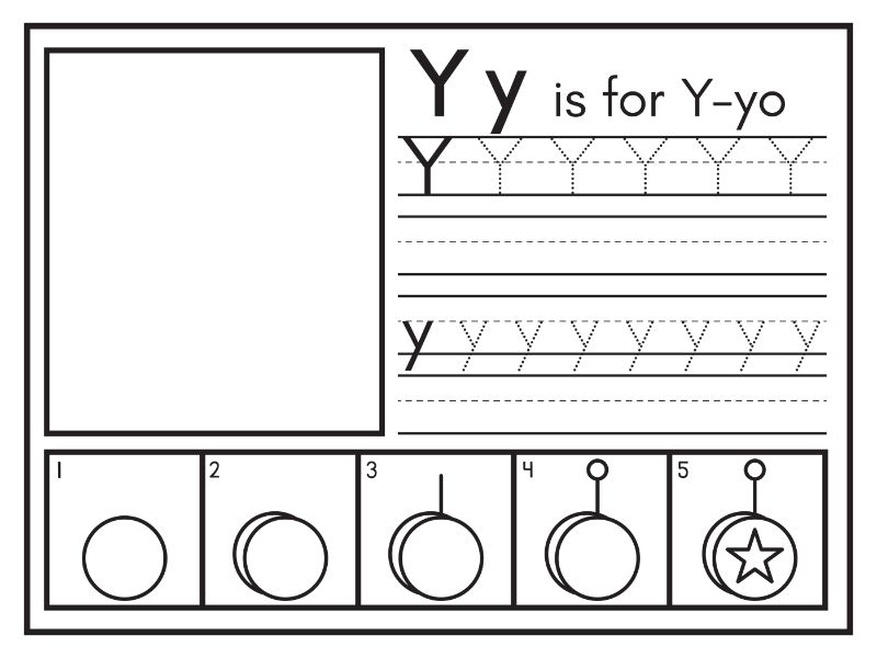 Y Coloring Page