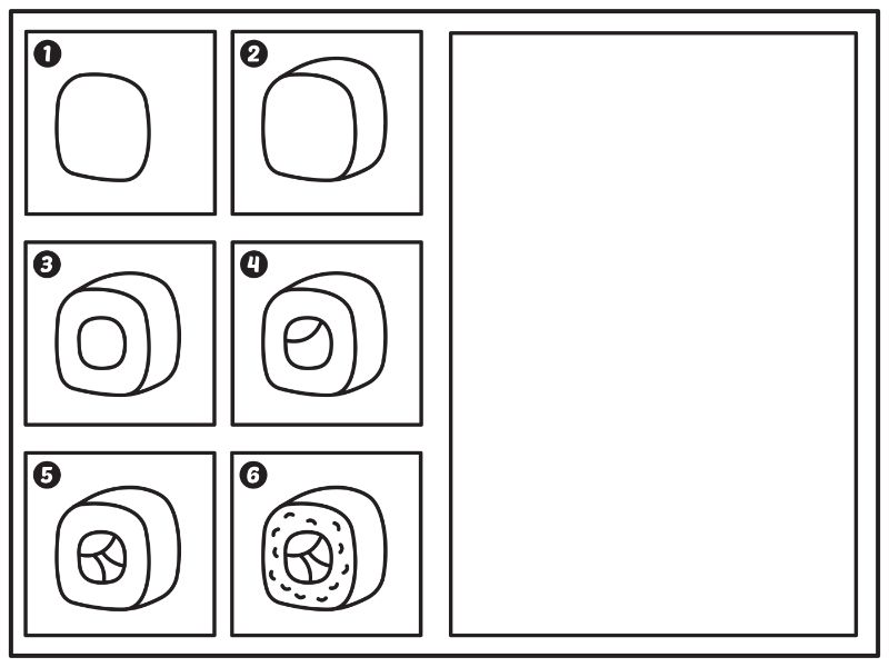 How to draw Maki Coloring Page