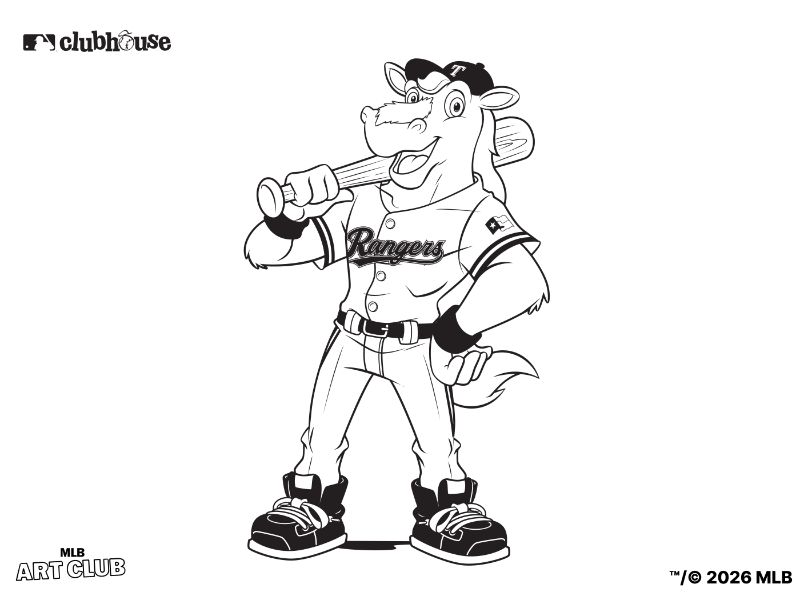 Texas Rangers Ranger Captain Coloring Page