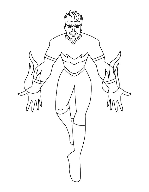 Villain Coloring Page