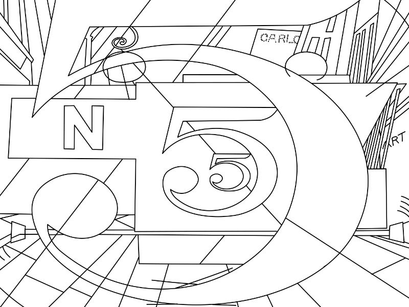 Annibale Carracci: I Saw the Figure 5 in Gold Coloring Page