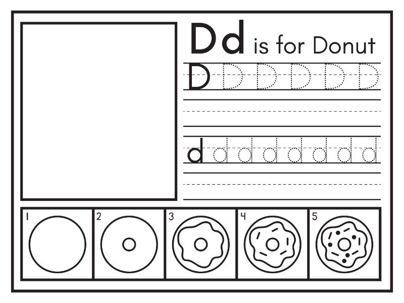 D Coloring Page