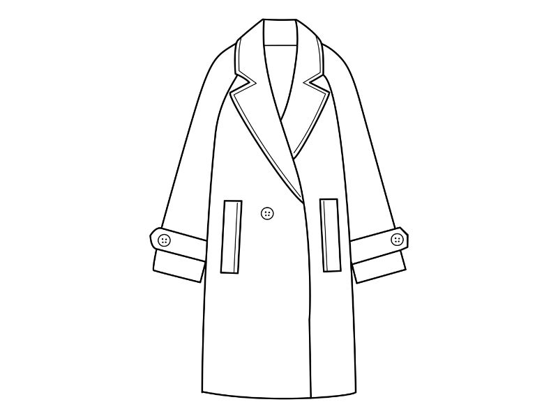 Wool Jacket Coloring Page