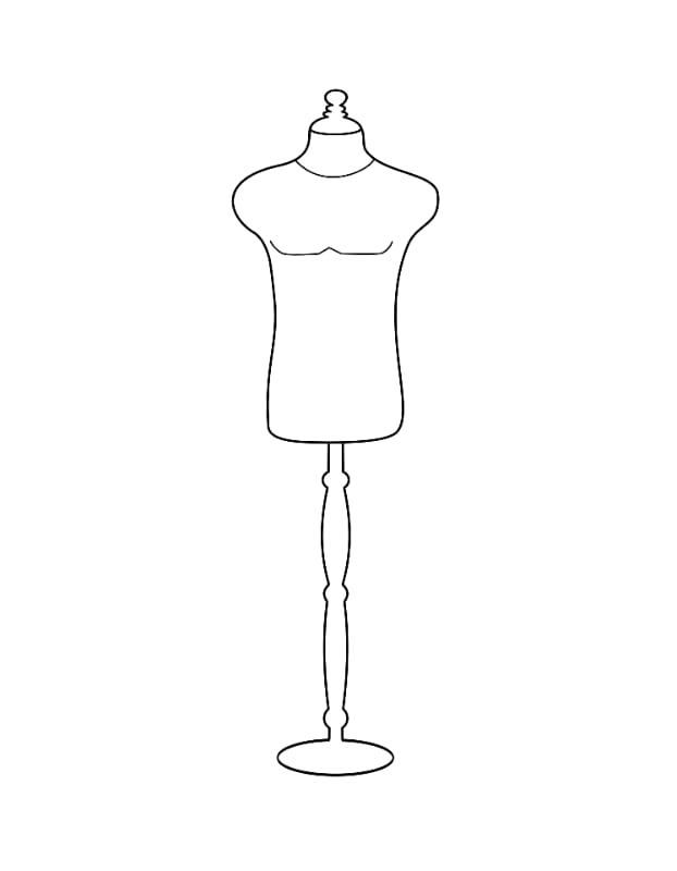 Man Single Coloring Page