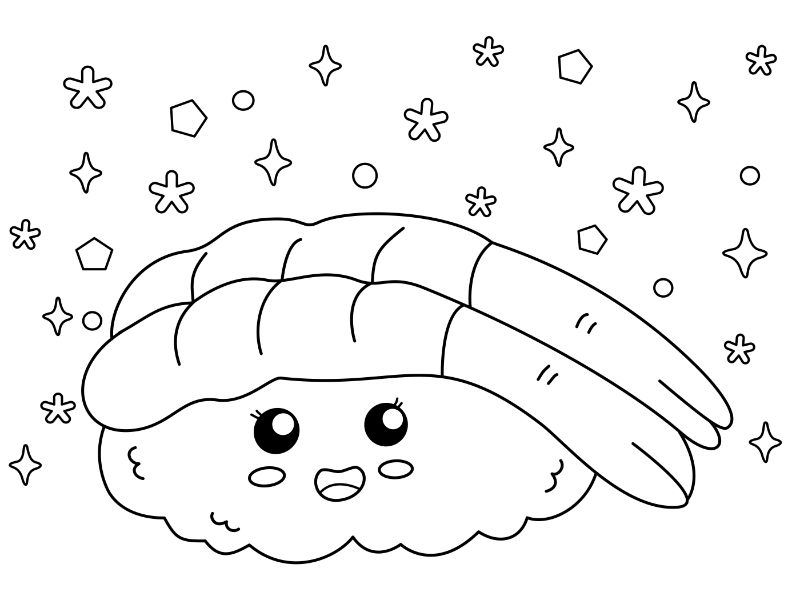 Ama Ebi Coloring Page
